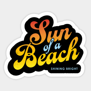 Sun of a Beach Summer Sticker